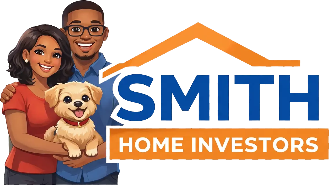 A variation of the Smith Home Investors logo focusing on the mascot and text.